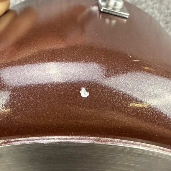 ✅Cooks Essentials 5qt Stock/Sauce-pot Strainer Lid NSF Certified Nonstick Brown - Picture 6 of 14